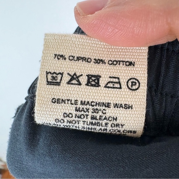 Djerf Avenue On The Go Pants Ash Black Size S - Picture 9 of 9